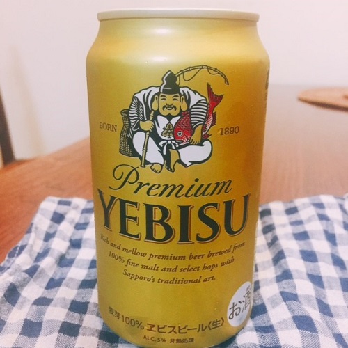 Japanese yebisu beer