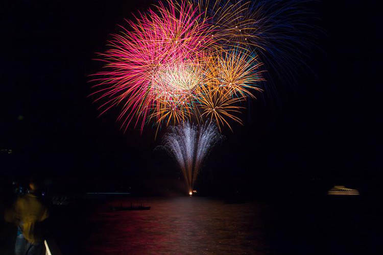Lake Toya Fireworks